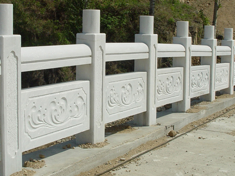 简易类型的汉白玉栏杆