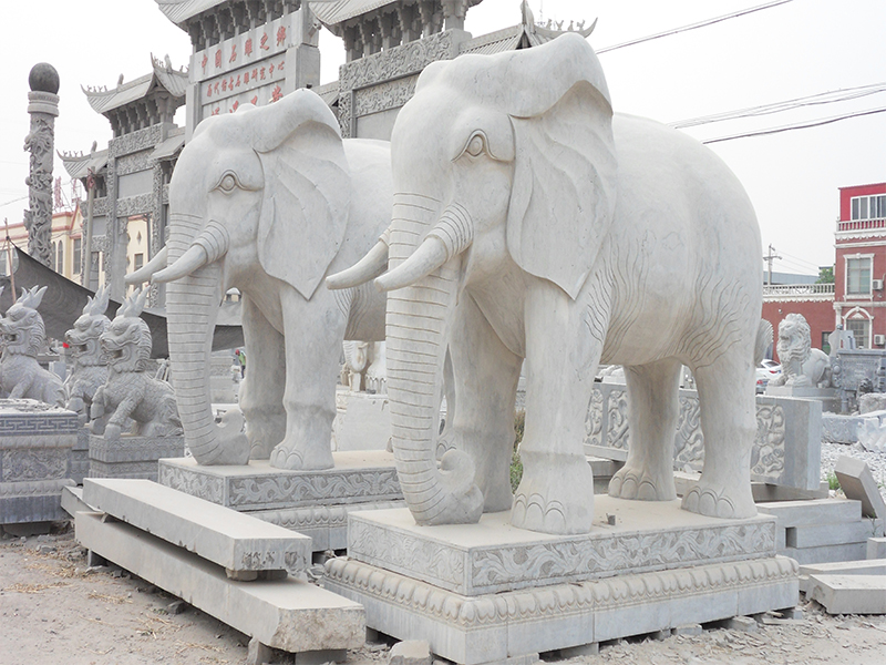 石雕大象生产基地
