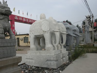 石雕大象效果图展示