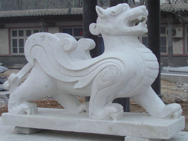 石雕貔貅安装效果图