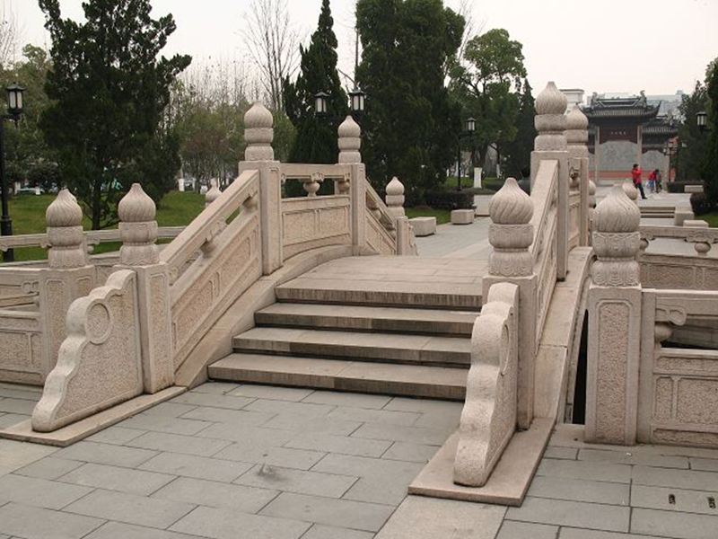 桥栏杆竣工效果图