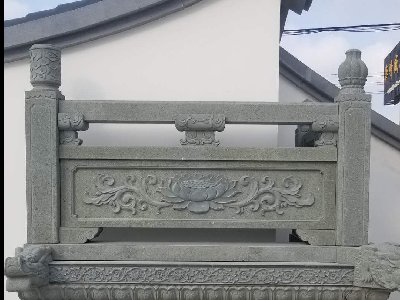 花岗岩石栏杆效果图