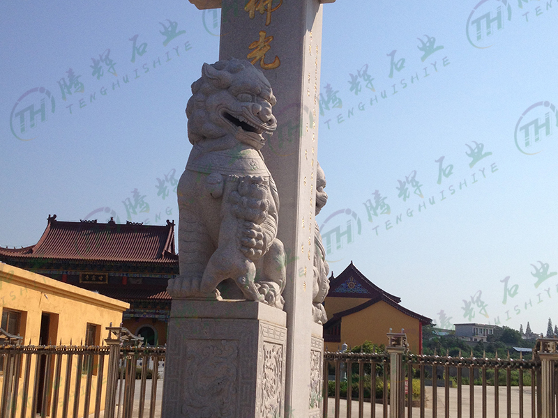 花岗岩牌坊安装案例