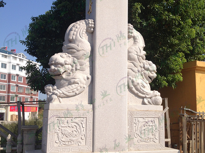 花岗岩牌坊安装案例