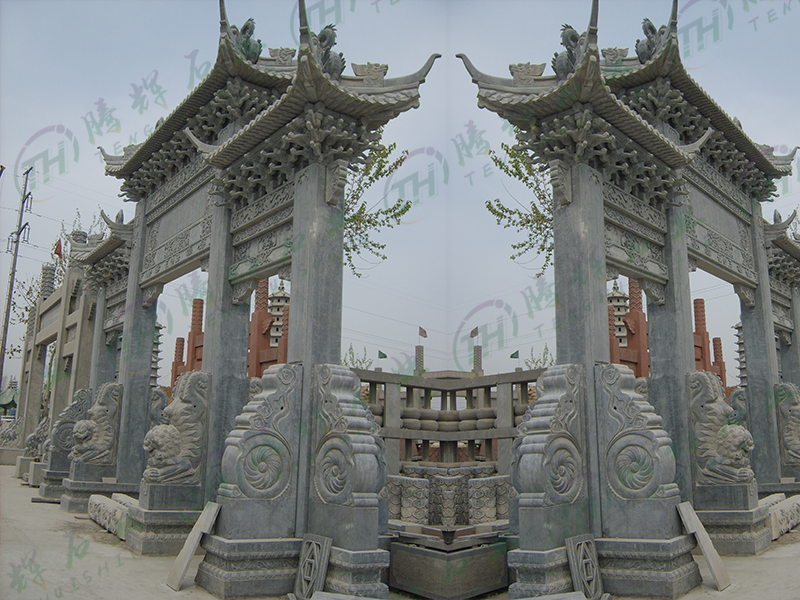 青石牌坊加工案例
