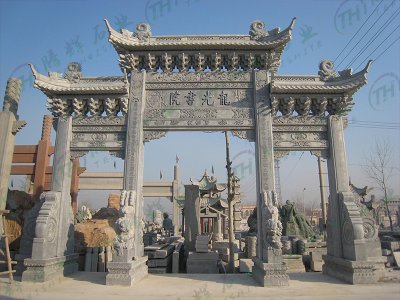 青石牌坊加工案例