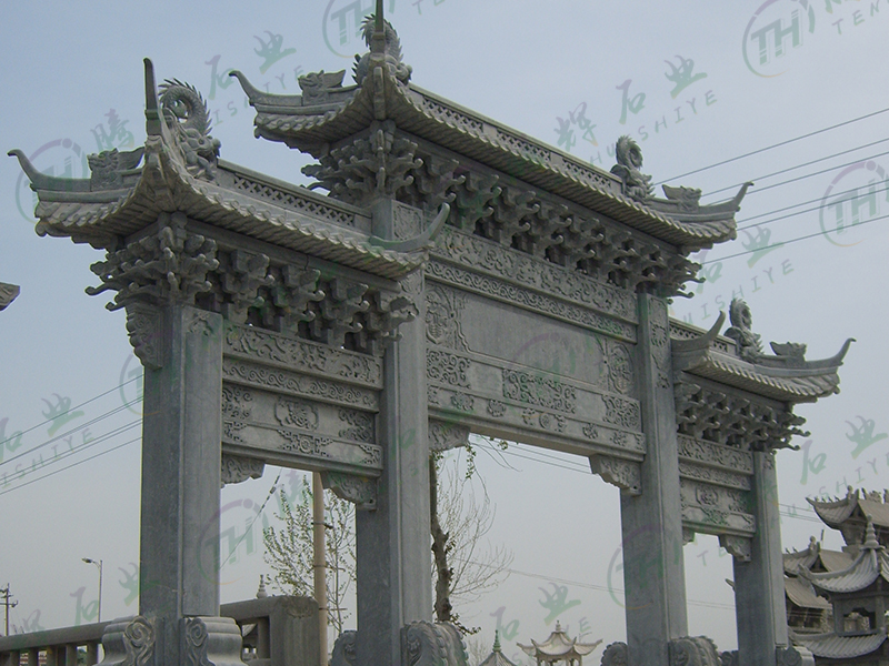 青石牌坊加工案例