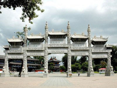 五门石牌坊（四）