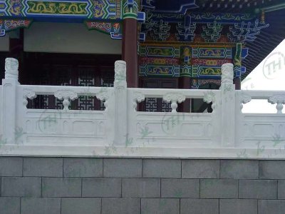 寺庙汉白玉栏杆 