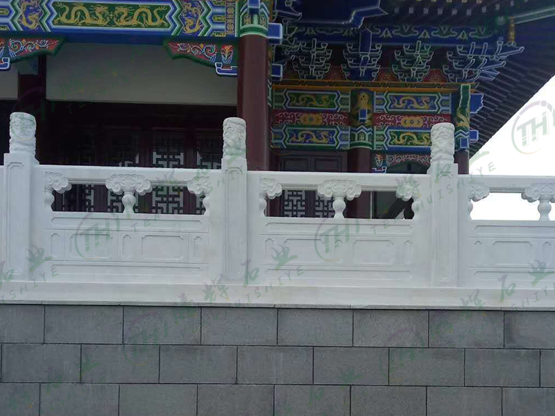 寺庙汉白玉栏杆