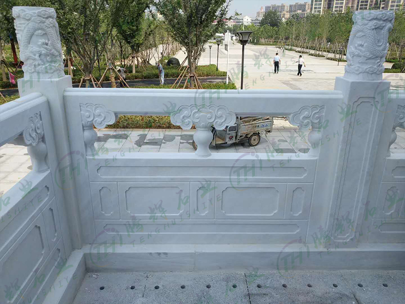 寺庙汉白玉栏杆