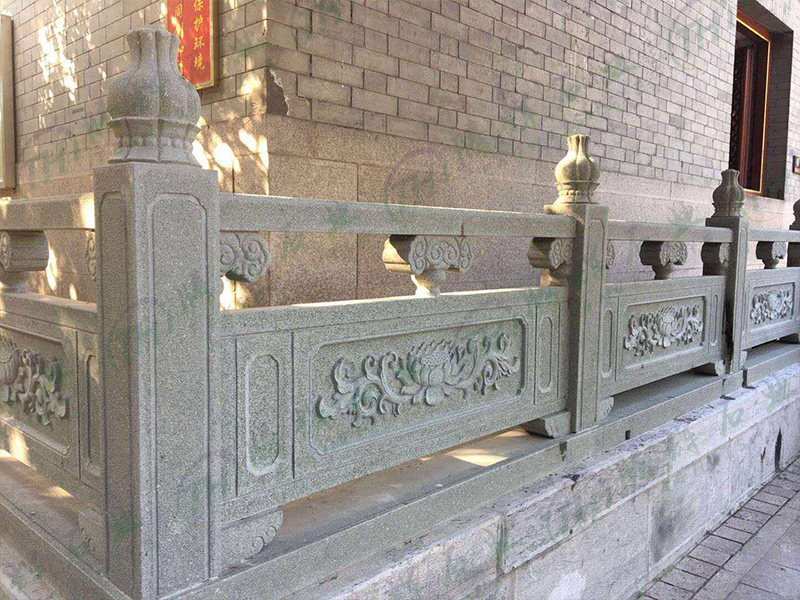 花岗岩寺院栏杆