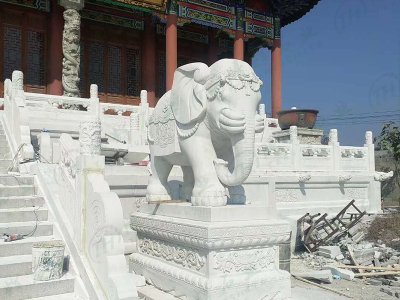 汉白玉寺院栏杆