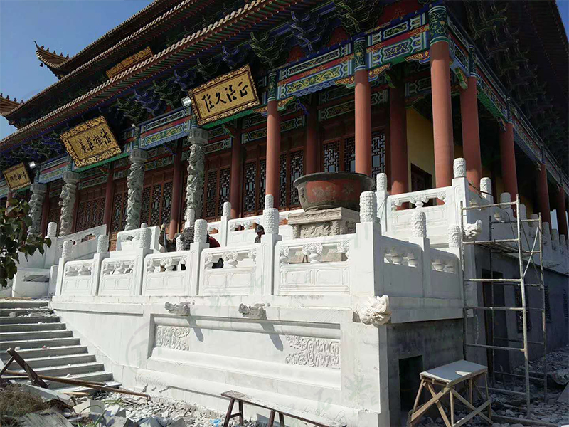 汉白玉寺院栏杆