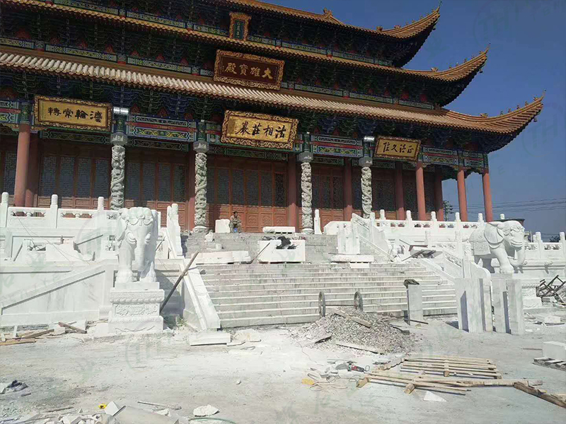 汉白玉寺院栏杆