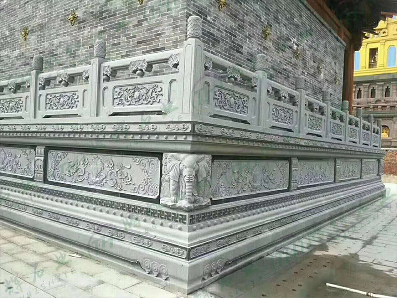 古建筑青石栏杆