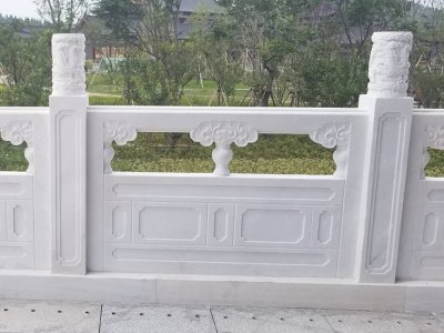 汉白玉栏杆加工图