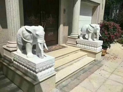 花岗岩石雕大象