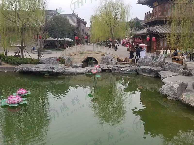 河南洛阳洛邑古城桥栏杆