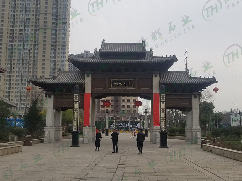 河南洛阳洛邑古城桥栏杆