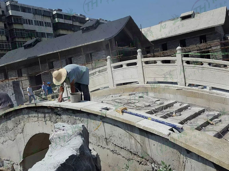 河南洛阳洛邑古城桥栏杆