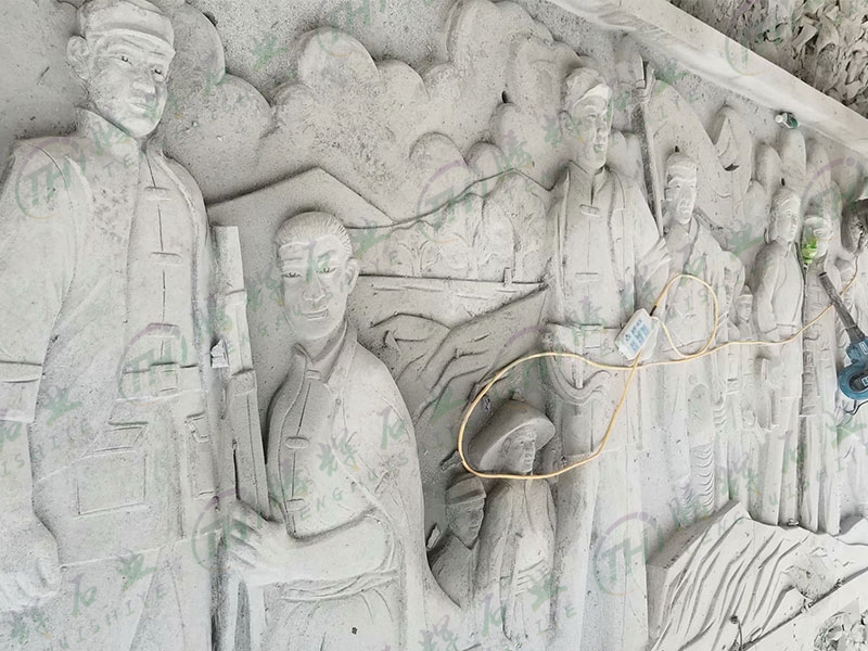陕西潼关县烈士陵园浮雕壁画
