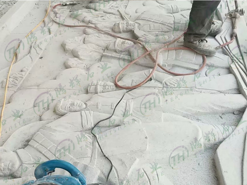 陕西潼关县烈士陵园浮雕壁画