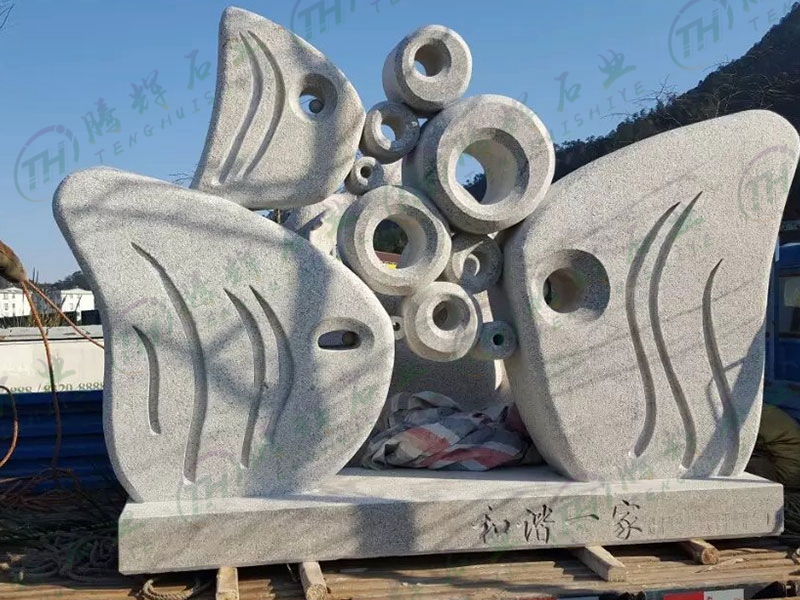 浙江台州公园石雕小品