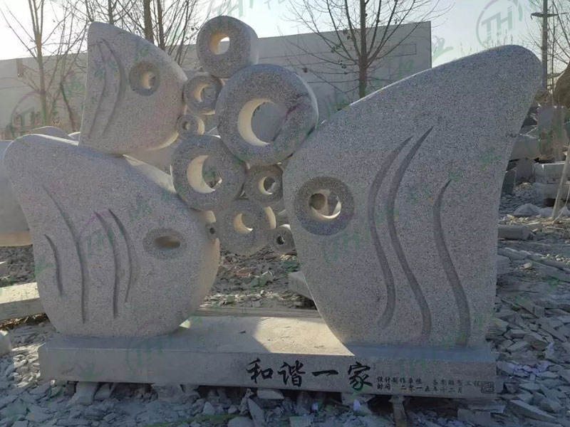 浙江台州公园石雕小品