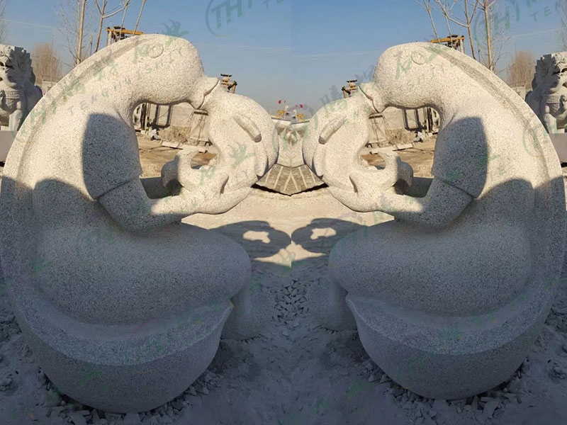 浙江台州公园石雕小品