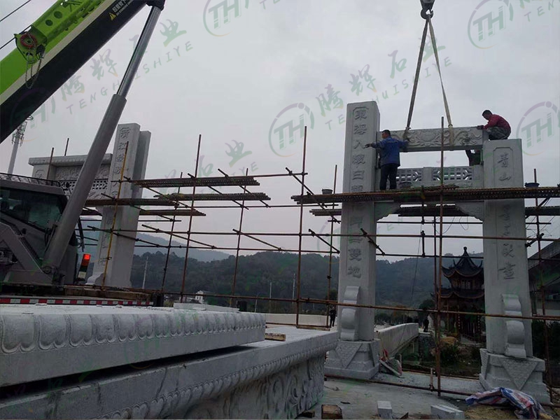 浙江温州上埠头村石牌坊