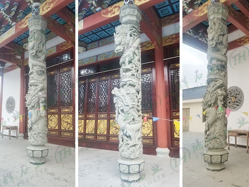 浙江象山福建青石龙柱
