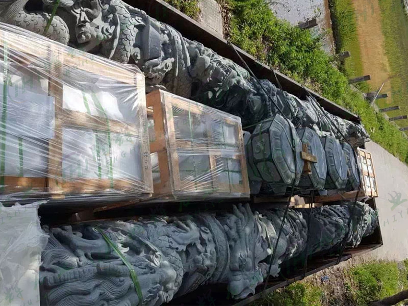 浙江象山福建青石龙柱