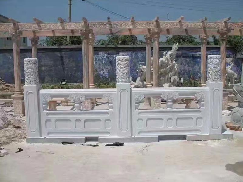 汉白玉石栏杆施工