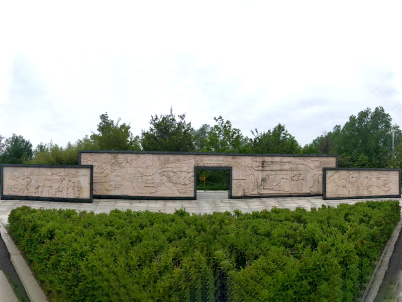 公园石雕文化墙