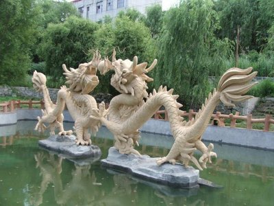 石雕龙