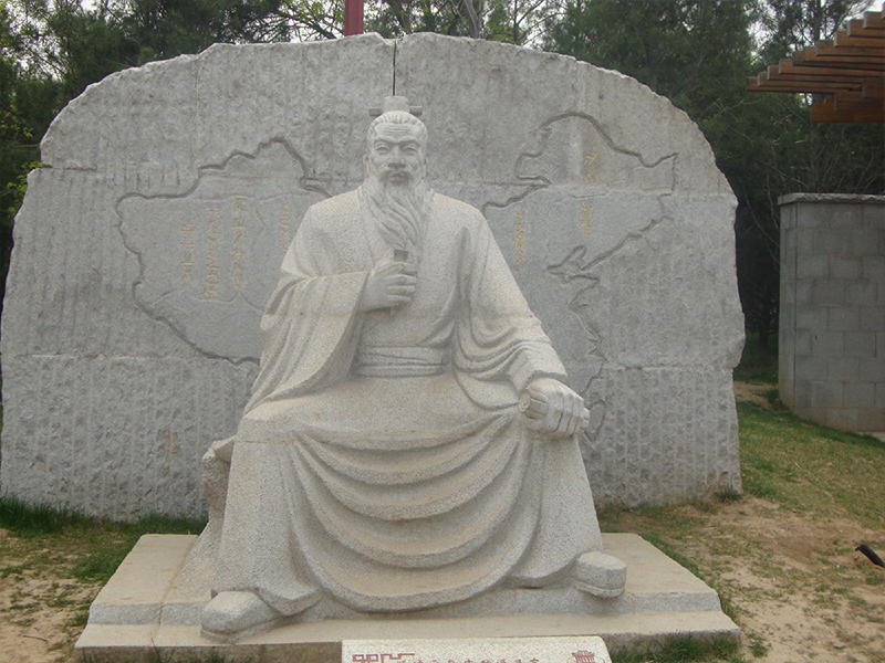 古代人物石雕像