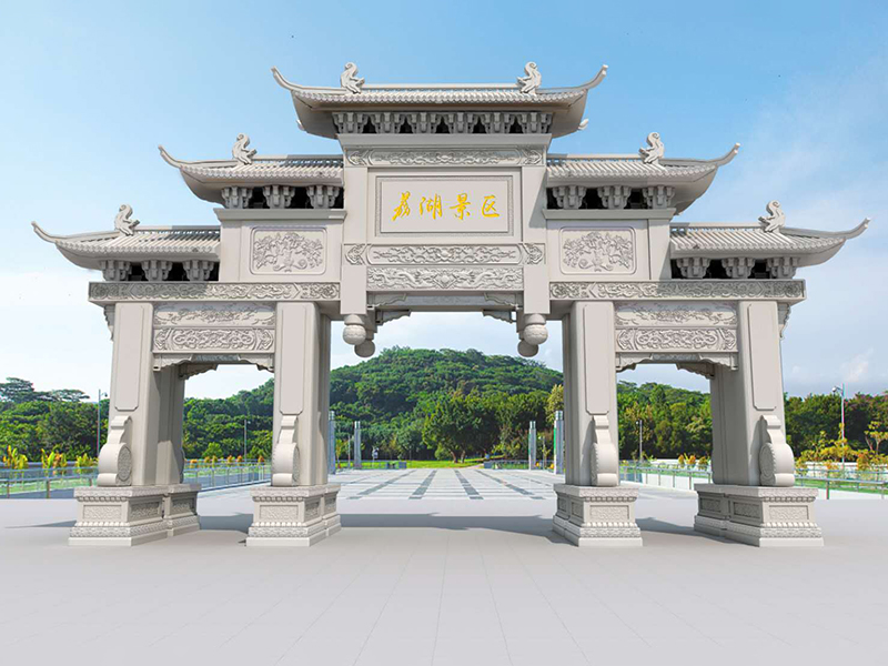 花岗岩石牌坊