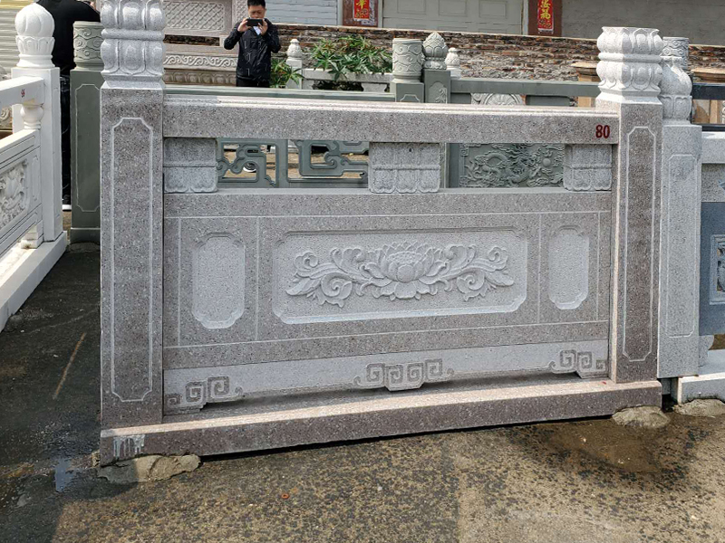 寺院花岗岩石栏杆