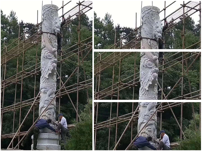 石龙柱安装