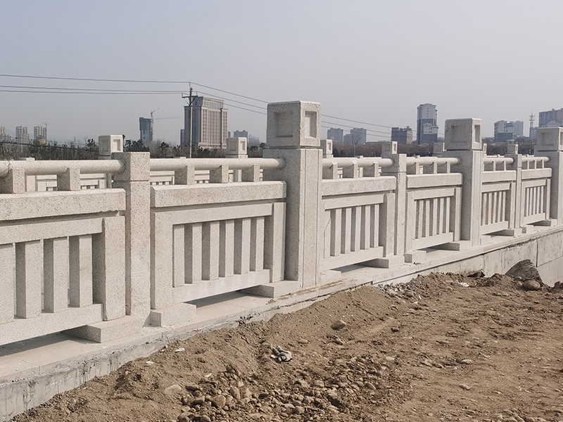 湖南邵阳洞口县湿地公园河道石栏杆