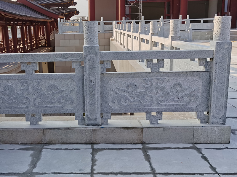 走廊石栏杆安装