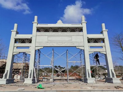 三门无楼石牌坊