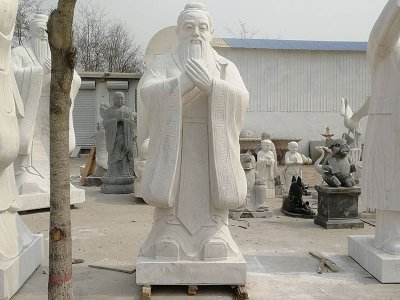 石雕孔子像厂家成品图
