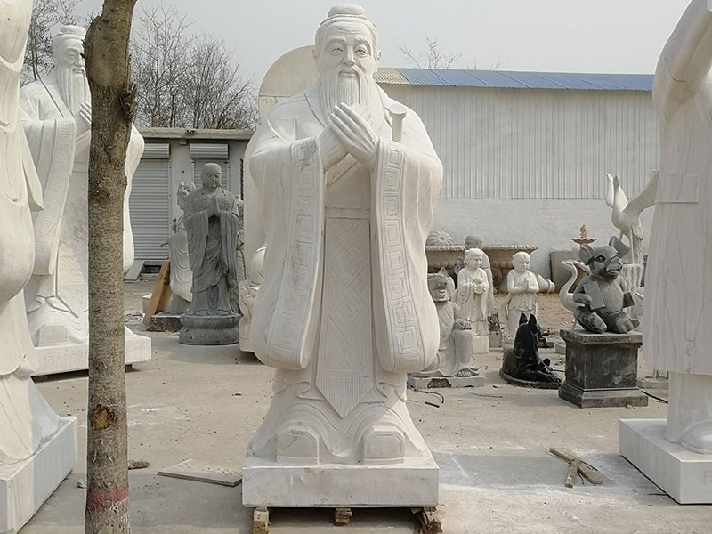 石雕孔子像厂家成品图