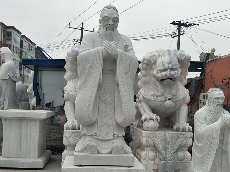 石雕孔子像厂家雕刻